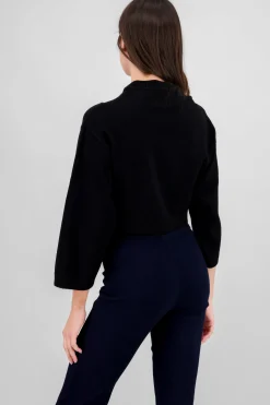 Shasa Solid Long Sleeve Sweater