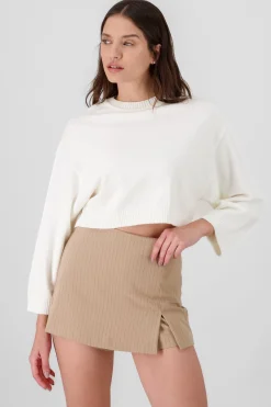 Shasa Solid Long Sleeve Sweater