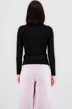 Shasa Solid Long Sleeve Top