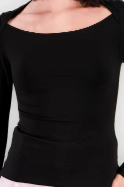 Shasa Solid Long Sleeve Top