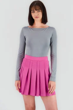 Shasa Solid Long Sleeve Top