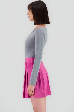 Shasa Solid Long Sleeve Top