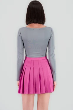 Shasa Solid Long Sleeve Top