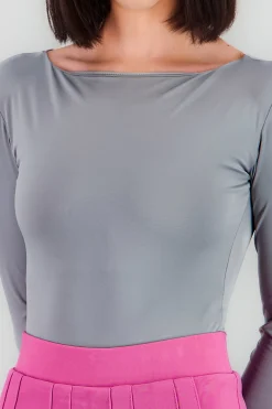 Shasa Solid Long Sleeve Top