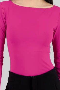 Shasa Solid Long Sleeve Top