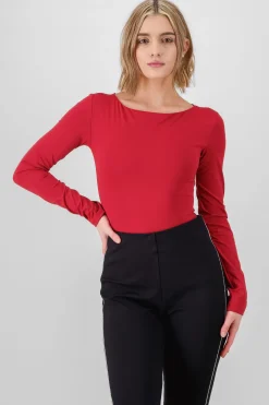Shasa Solid Long Sleeve Top
