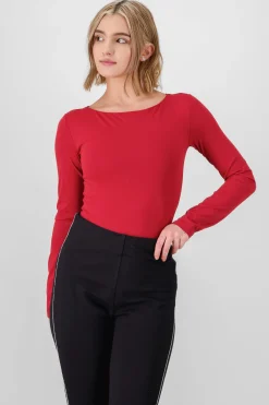 Shasa Solid Long Sleeve Top