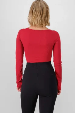 Shasa Solid Long Sleeve Top