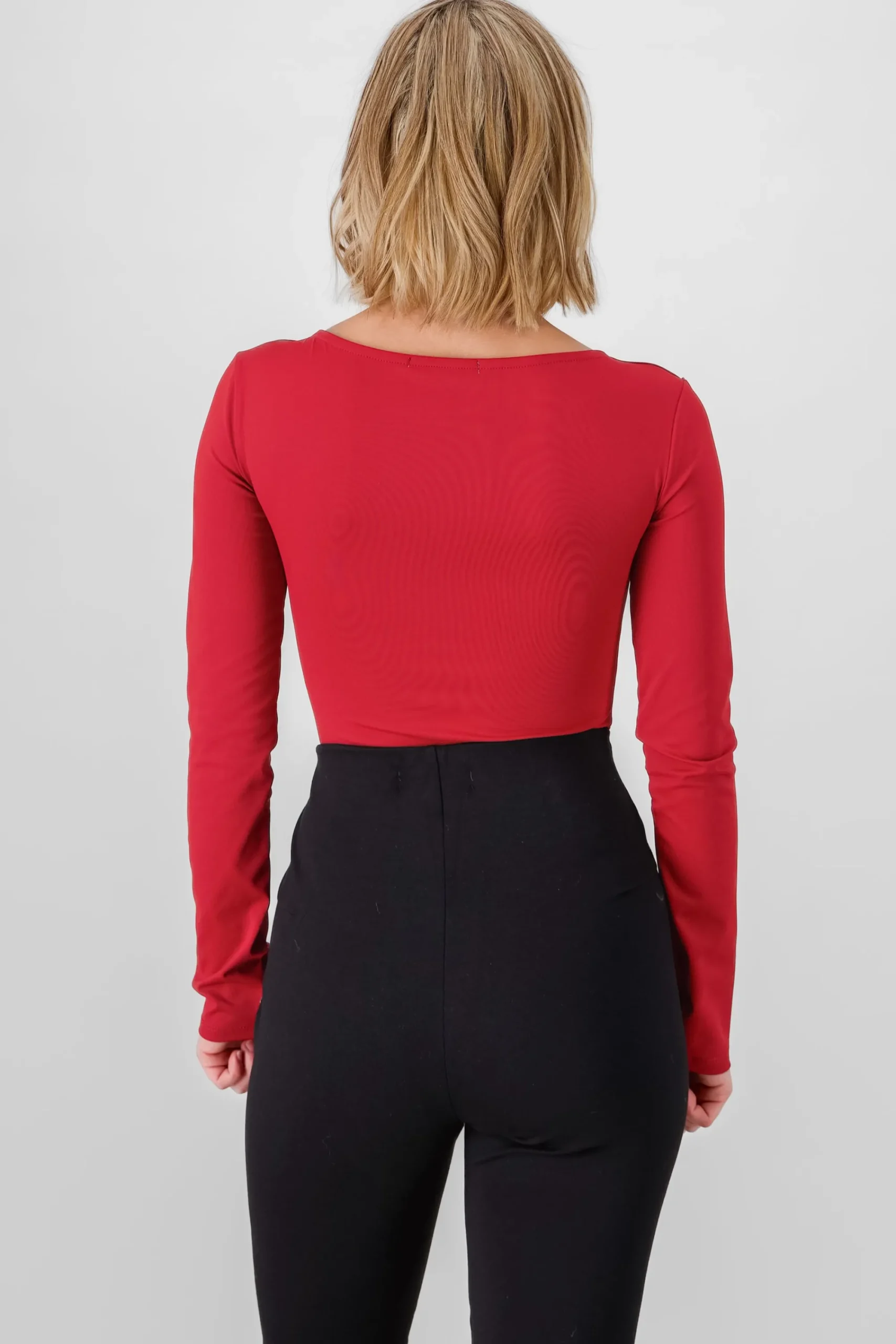 Shasa Solid Long Sleeve Top