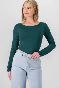 Shasa Solid Long Sleeve Top