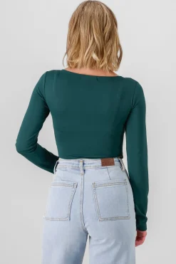 Shasa Solid Long Sleeve Top