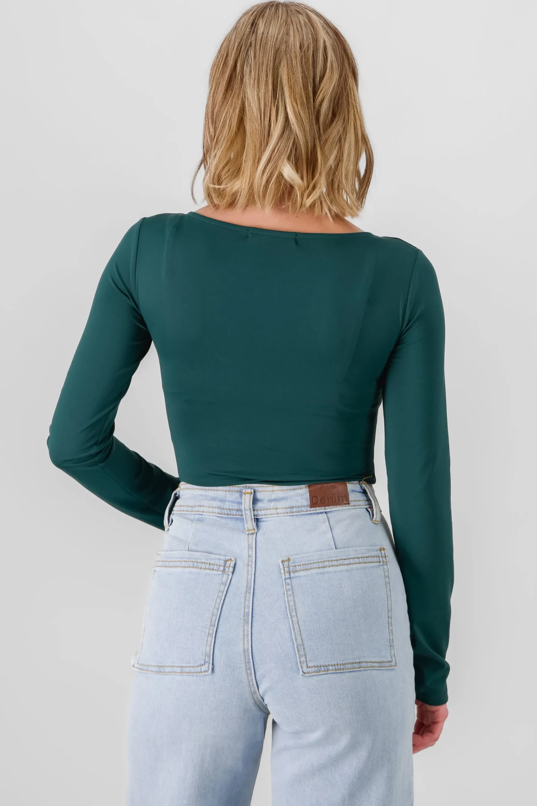 Shasa Solid Long Sleeve Top