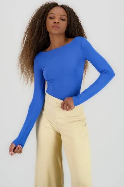 Shasa Solid Long Sleeve Top
