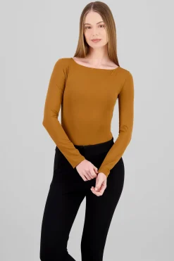 Shasa Solid Long Sleeve Top