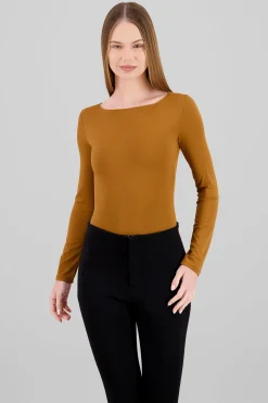 Shasa Solid Long Sleeve Top