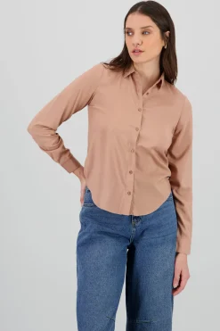Shasa Solid Long Sleeved Blouse