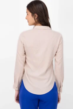 Shasa Solid Long Sleeved Blouse