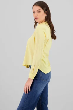Shasa Solid Long Sleeved Blouse