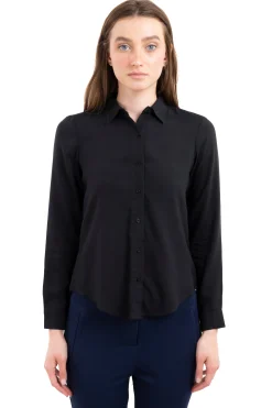 Shasa Solid Long Sleeved Blouse