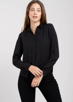 Shasa Solid Long Sleeved Blouse