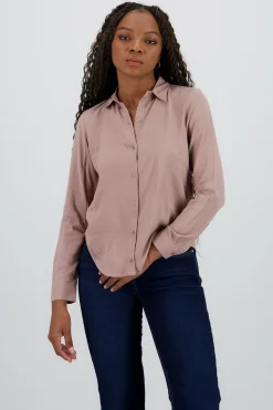 Shasa Solid Long Sleeved Blouse