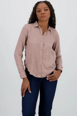 Shasa Solid Long Sleeved Blouse