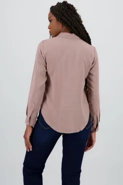 Shasa Solid Long Sleeved Blouse