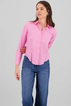 Shasa Solid Long Sleeved Blouse