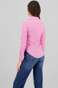 Shasa Solid Long Sleeved Blouse