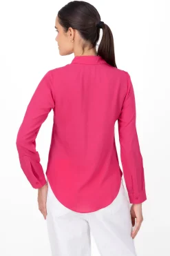 Shasa Solid Long Sleeved Blouse