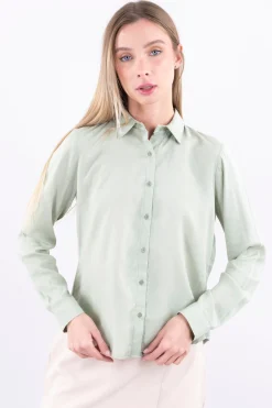 Shasa Solid Long Sleeved Blouse