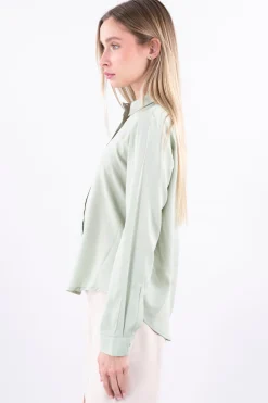 Shasa Solid Long Sleeved Blouse