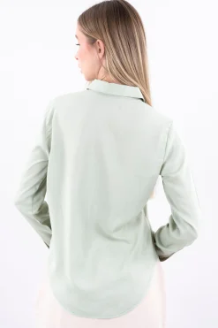 Shasa Solid Long Sleeved Blouse