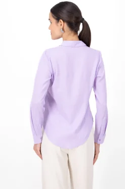 Shasa Solid Long Sleeved Blouse