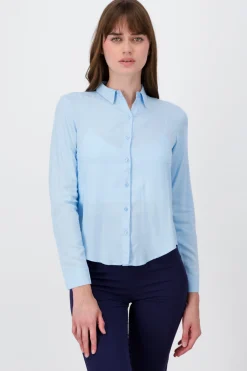 Shasa Solid Long Sleeved Blouse