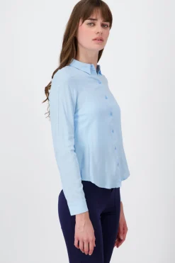 Shasa Solid Long Sleeved Blouse