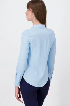 Shasa Solid Long Sleeved Blouse