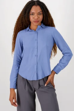 Shasa Solid Long Sleeved Blouse