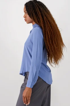 Shasa Solid Long Sleeved Blouse