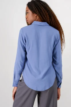 Shasa Solid Long Sleeved Blouse