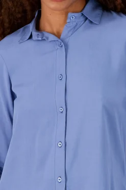 Shasa Solid Long Sleeved Blouse