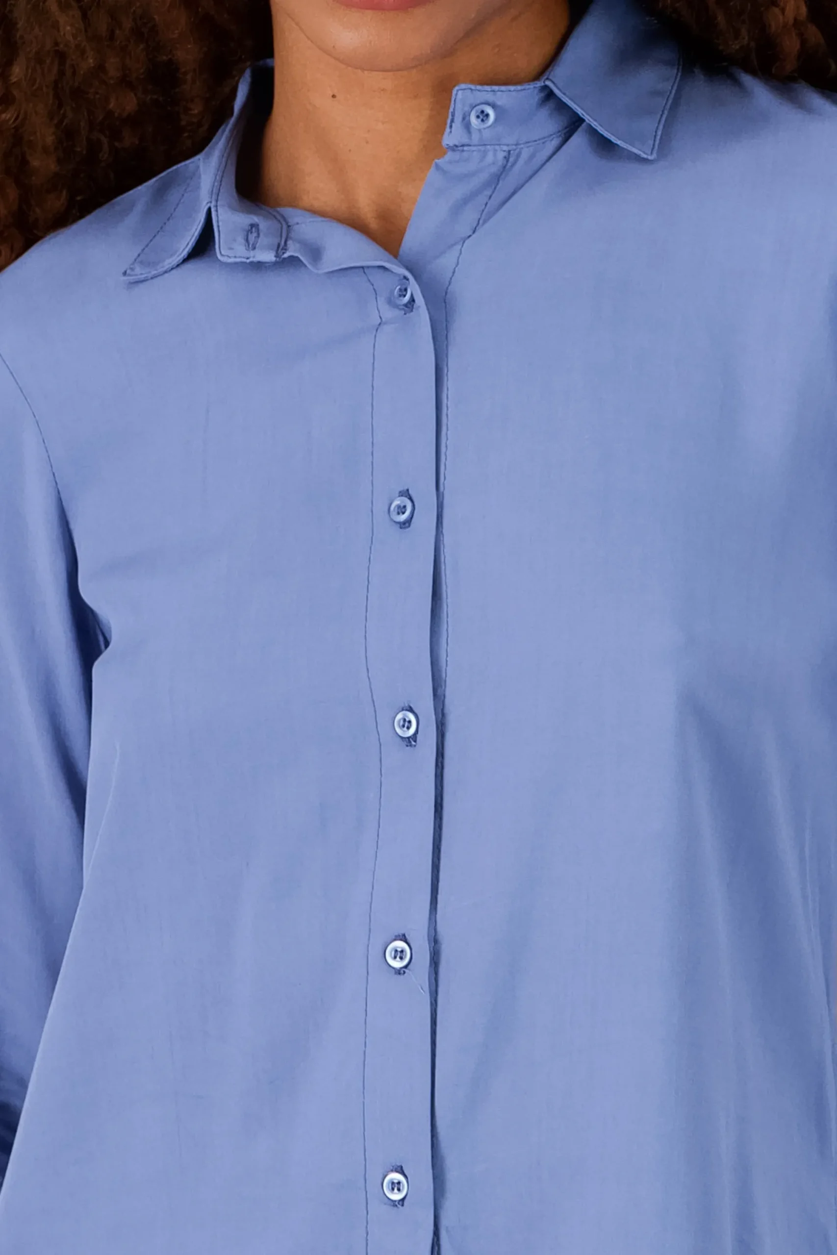 Shasa Solid Long Sleeved Blouse