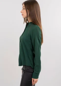Shasa Solid Long Sleeved Blouse