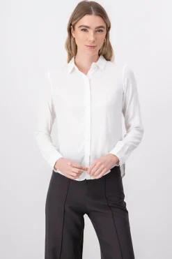 Shasa Solid Long Sleeved Blouse