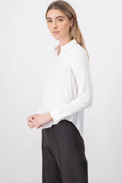 Shasa Solid Long Sleeved Blouse