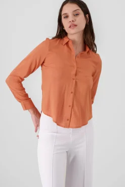 Shasa Solid Long Sleeved Blouse