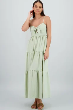 Shasa Solid Maxi Dress
