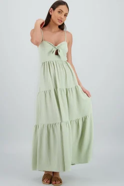 Shasa Solid Maxi Dress