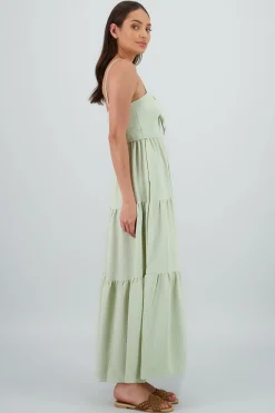 Shasa Solid Maxi Dress