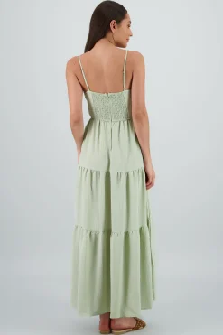 Shasa Solid Maxi Dress